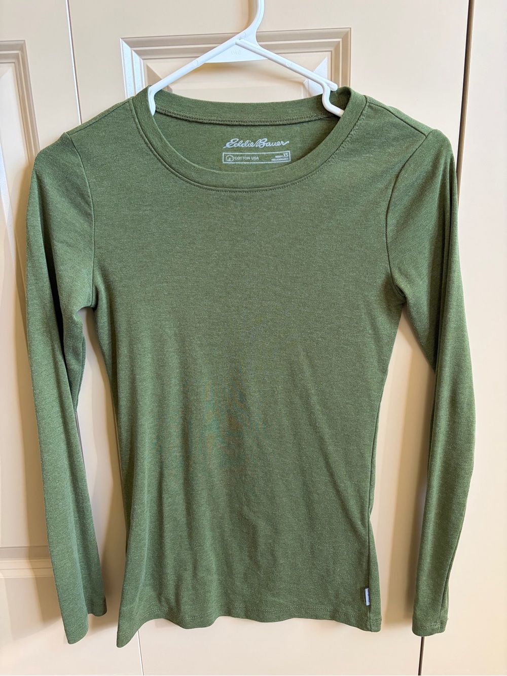 Eddie Bauer Olive Green Long Sleeve Tee